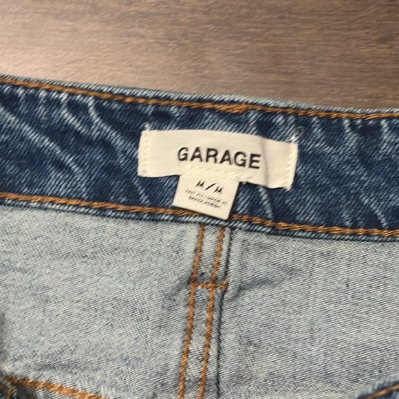 Garage high rise button front Jean denim skirt size medium- blue- brand NEW - Picture 3 of 6